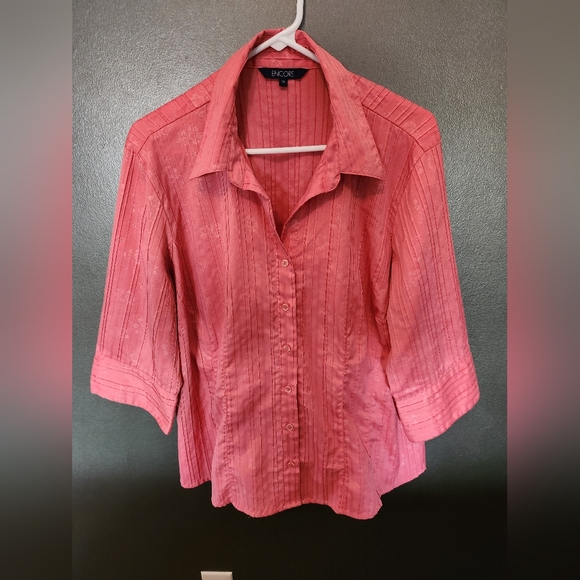 *2/$25* Size 18 Encore button up blouse - Picture 1 of 6